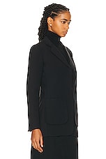 The Row Yedid Jacket in Black, view 2, click to view large image.
