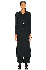 The Row Sallik Coat in Black, view 2, click to view large image.