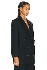 The Row Timoty Jacket in Black, view 2, click to view large image.