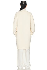 The Row Verlain Coat in IVORY, view 4, click to view large image.