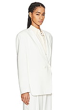 The Row Alda Jacket in White, view 2, click to view large image.