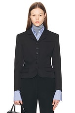 The Row Fletcher Blazer in Black, view 1, click to view large image.