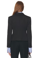 The Row Fletcher Blazer in Black, view 3, click to view large image.