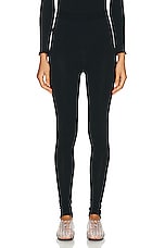 The Row Clizia Legging in Black, view 1, click to view large image.