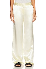 The Row Encore Pant in Milk, view 1, click to view large image.