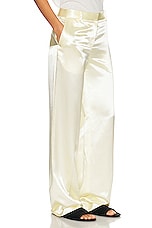 The Row Encore Pant in Milk, view 2, click to view large image.