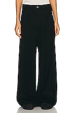 The Row Chan Pant in BLACK, view 1, click to view large image.