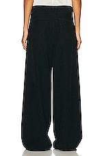 The Row Chan Pant in BLACK, view 3, click to view large image.