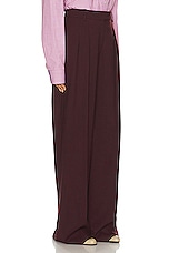 The Row Antone Pant in Burgundy, view 2, click to view large image.