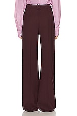 The Row Antone Pant in Burgundy, view 3, click to view large image.
