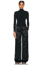 The Row Encore Pant in Black, view 4, click to view large image.