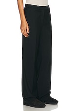 The Row Gandal Pant in BLACK, view 2, click to view large image.
