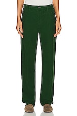 The Row Dan Pant in PINE GREEN, view 1, click to view large image.