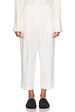 The Row Tonnie Pant in OFF WHITE, view 1, click to view large image.