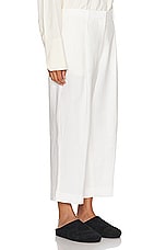 The Row Tonnie Pant in OFF WHITE, view 2, click to view large image.