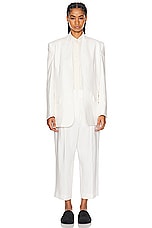 The Row Tonnie Pant in OFF WHITE, view 4, click to view large image.