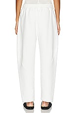 The Row Koa Pant in Milk, view 3, click to view large image.