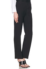 The Row Vesco Pant in Black, view 2, click to view large image.