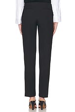 The Row Vesco Pant in Black, view 3, click to view large image.