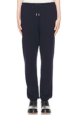 The Row Teo Pant in Navy, view 1, click to view large image.