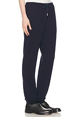 The Row Teo Pant in Navy, view 2, click to view large image.