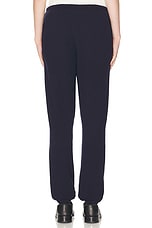 The Row Teo Pant in Navy, view 3, click to view large image.