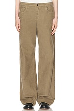 The Row Eglitta Pant in Khaki, view 1, click to view large image.