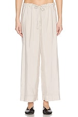 The Row Yayah Pant in White & Grey | FWRD
