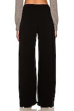 The Row Gala Pant in Black, view 3, click to view large image.