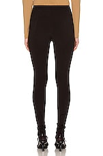 The Row Lanza Pant in Black, view 3, click to view large image.