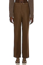 The Row Elia Pant in Warm Taupe, view 1, click to view large image.