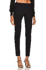 The Row Woolworth Pant in Black, view 2, click to view large image.