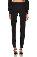 The Row Woolworth Pant in Black, view 3, click to view large image.