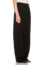 The Row Marce Pant in Onyx, view 2, click to view large image.