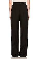 The Row Marce Pant in Onyx, view 3, click to view large image.