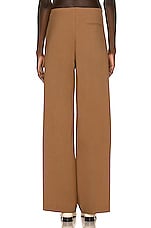 The Row Pipa Pant in Camel, view 3, click to view large image.