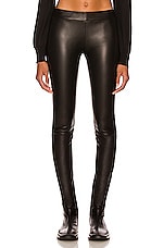 The Row Moto Legging in Black, view 1, click to view large image.