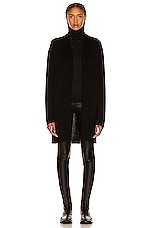 The Row Moto Legging in Black, view 4, click to view large image.