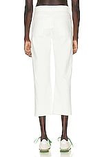 The Row Lesley Pant in White, view 3, click to view large image.