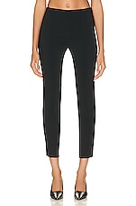 The Row Sovino Pant in Black, view 1, click to view large image.