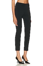 The Row Sovino Pant in Black, view 2, click to view large image.