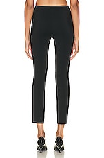 The Row Sovino Pant in Black, view 3, click to view large image.