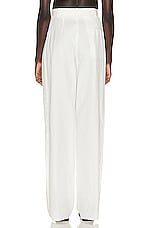 The Row Bufus Pant in Off White, view 3, click to view large image.