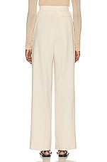 The Row Gordon Pant in Light Blush, view 3, click to view large image.
