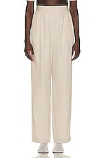 The Row Bufus Pant in Stone, view 1, click to view large image.