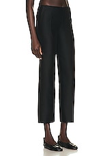 The Row Flame Pant in Black, view 2, click to view large image.