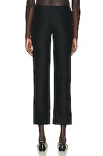 The Row Flame Pant in Black, view 3, click to view large image.