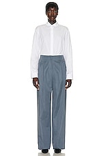 The Row Gaugin Pant in Anchor, view 4, click to view large image.