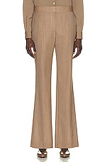 The Row Baer Pant in Beige Melange, view 1, click to view large image.