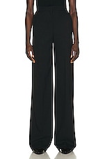 The Row Delton Pant in Black, view 1, click to view large image.